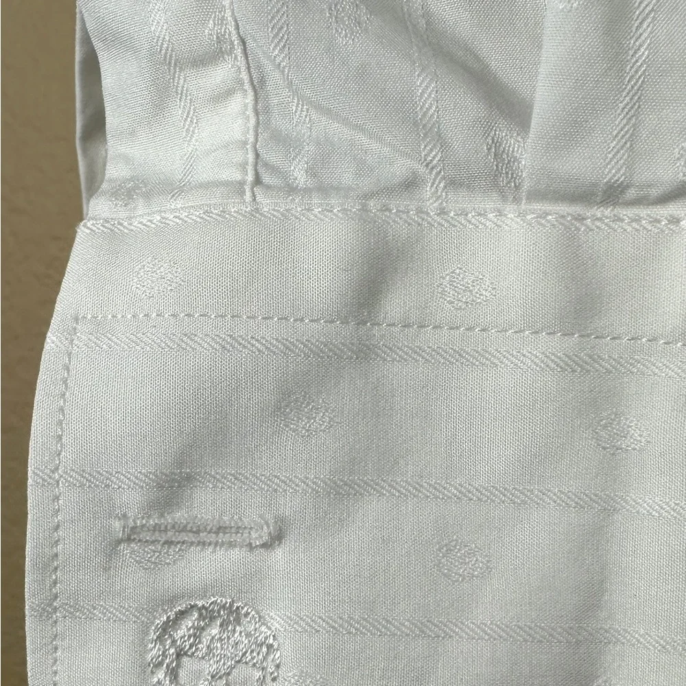 Alexander McQueen Men's White Textured
Casual Shirt Size 52; US L - Picture 4 of 11